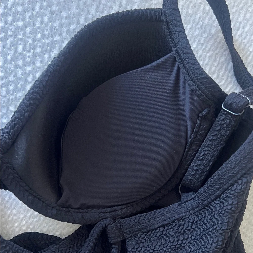 Coco Reef Black Textured Tankini Swim Top - Picture 8 of 8